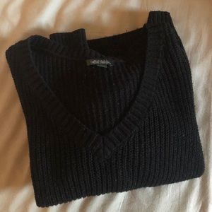 Wild Fable Cropped Black Sweater